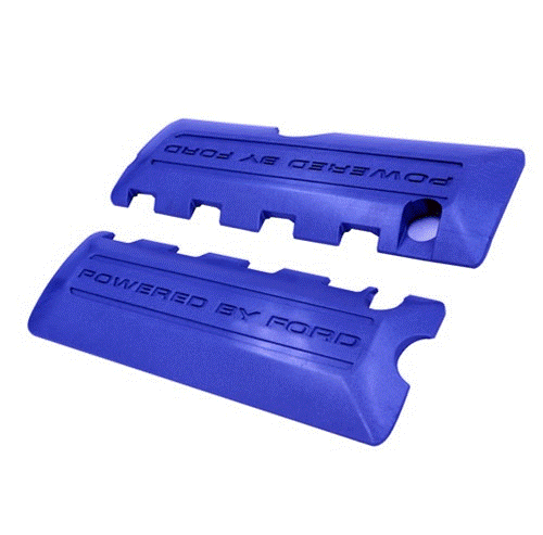 FG 5.0 lt Coil Covers Blue , Powered By Ford
